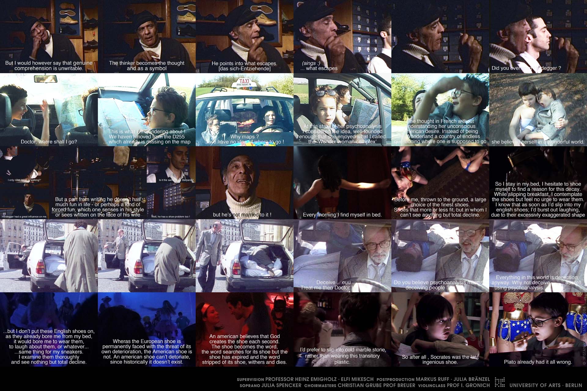 Tristan V Christann, Aux Grandes Pointures la Patrie Reconnaissante, To Large Size Shoes the Country Indebted, Bernard Marcade, Orlan, Stephanie Lupo